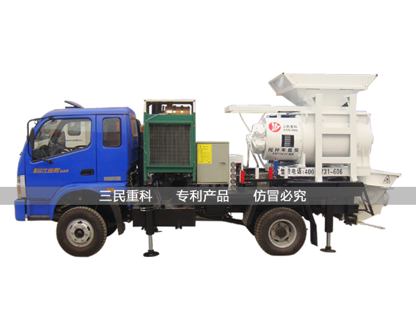車載式混凝土攪拌輸送泵,攪拌泵送一體車|攪拌地泵_工程機械欄目
